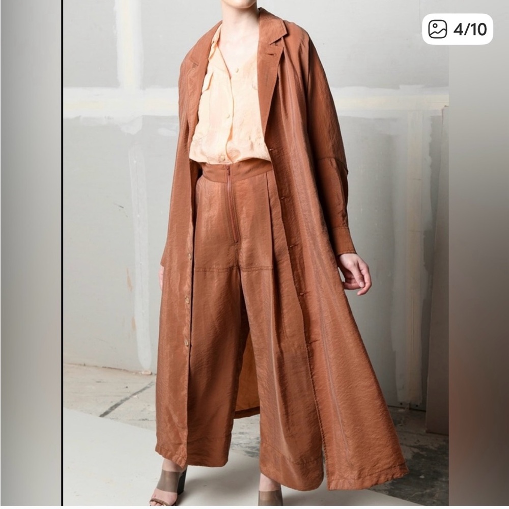 Rachel Comey Kilo Trench COAT+ DRESS Copper